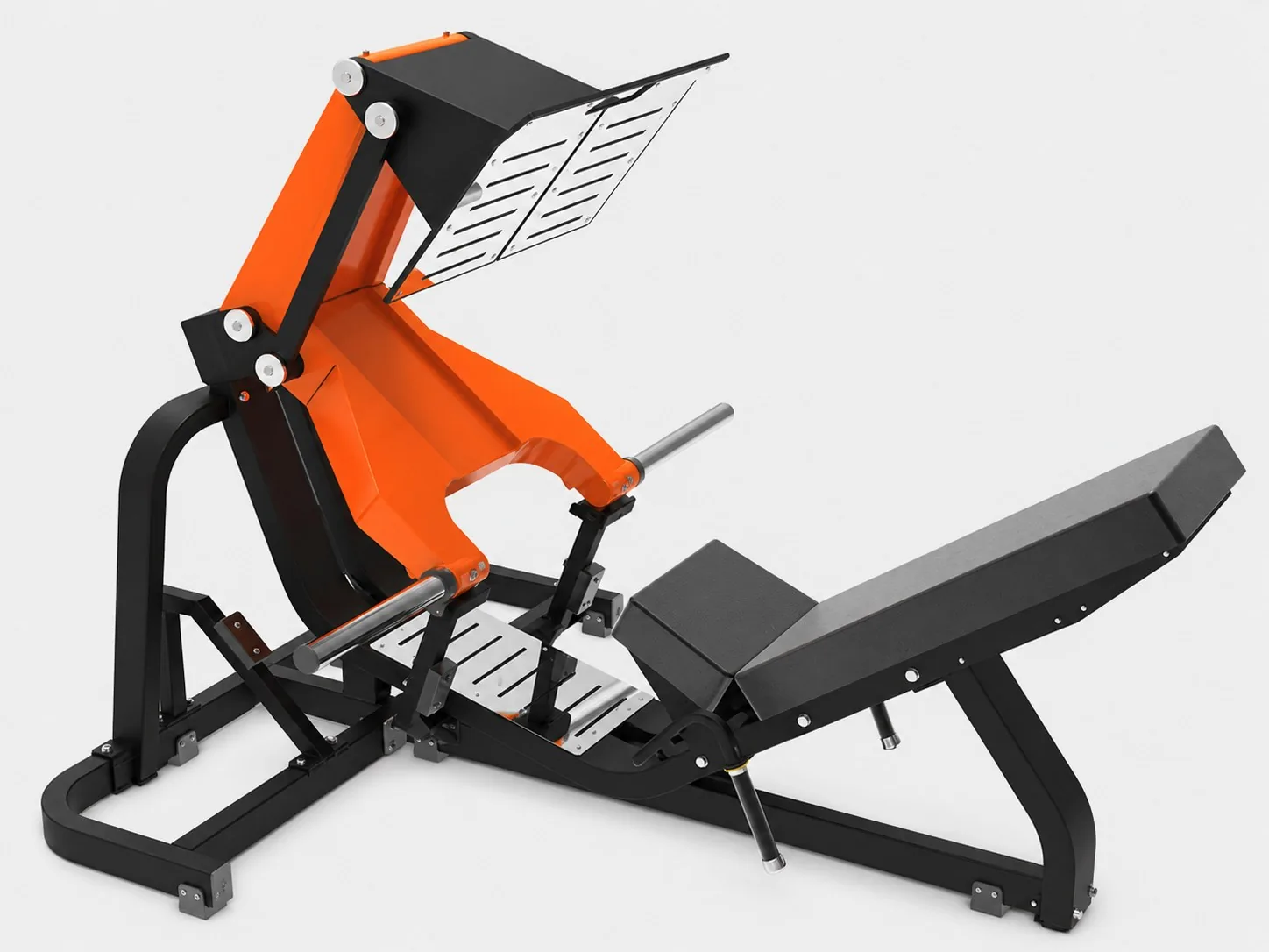Leg Press na cor laranja